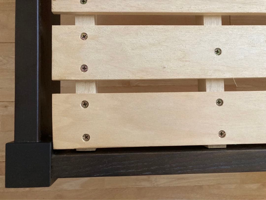 【東京都・直接引き渡し希望】無印良品　シングルベッドフレーム　ブラウン　おしゃれ