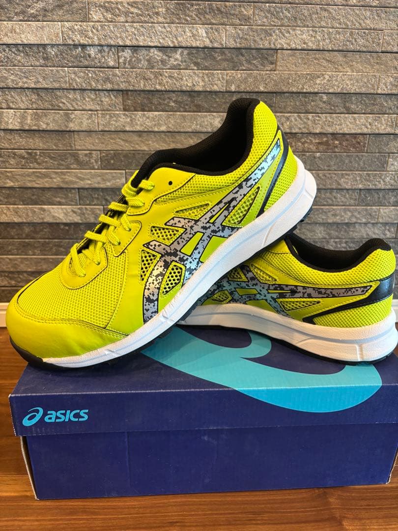 asics ウィンジョブ CP106 ライムシルバー 27.5 cm