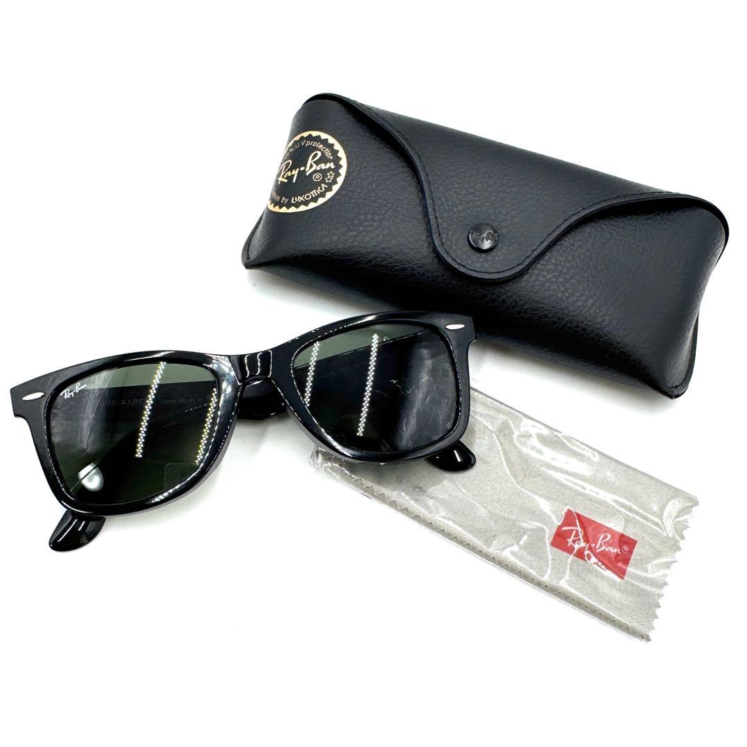 【極美品】Ray-Ban レイバン WAYFARER RB2140-F ブラック