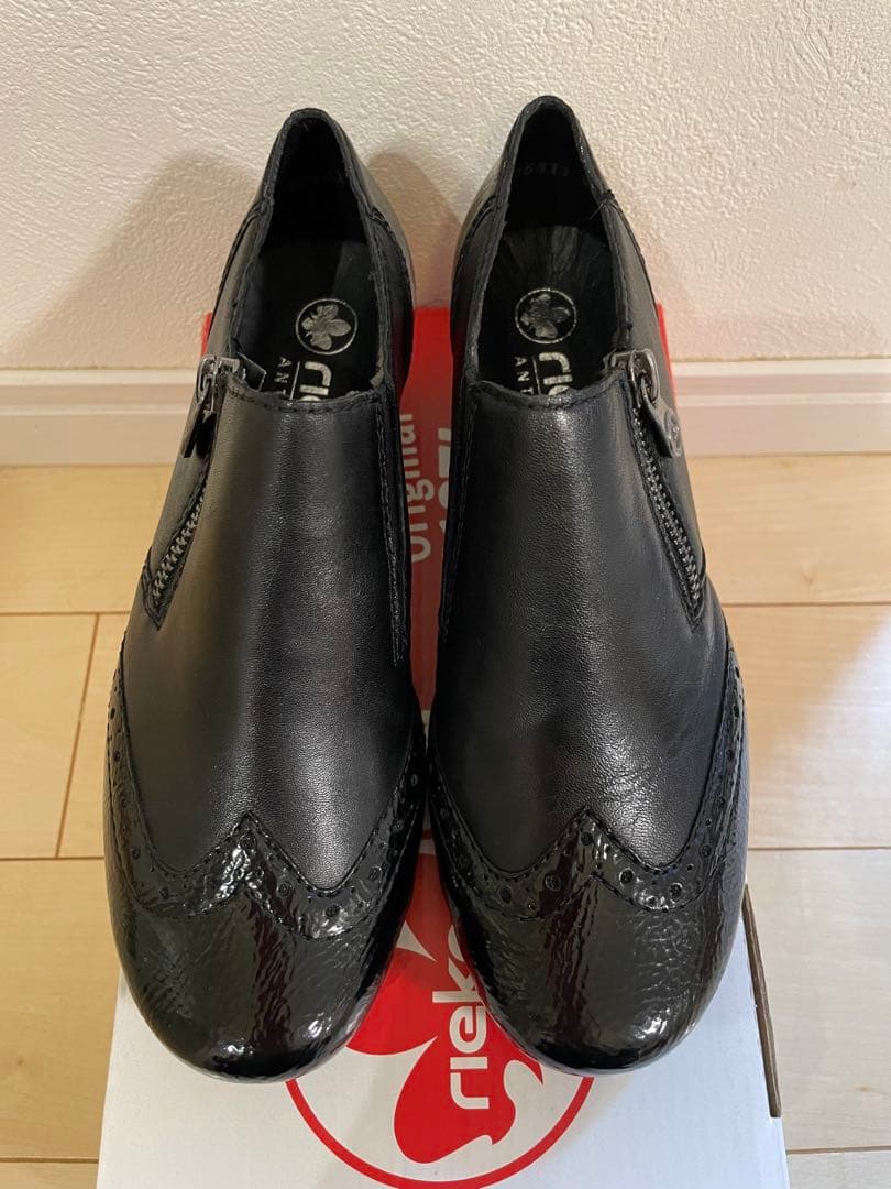 Rieker リーカー ショートブーツ　ブラック 試着のみ 箱あり 36