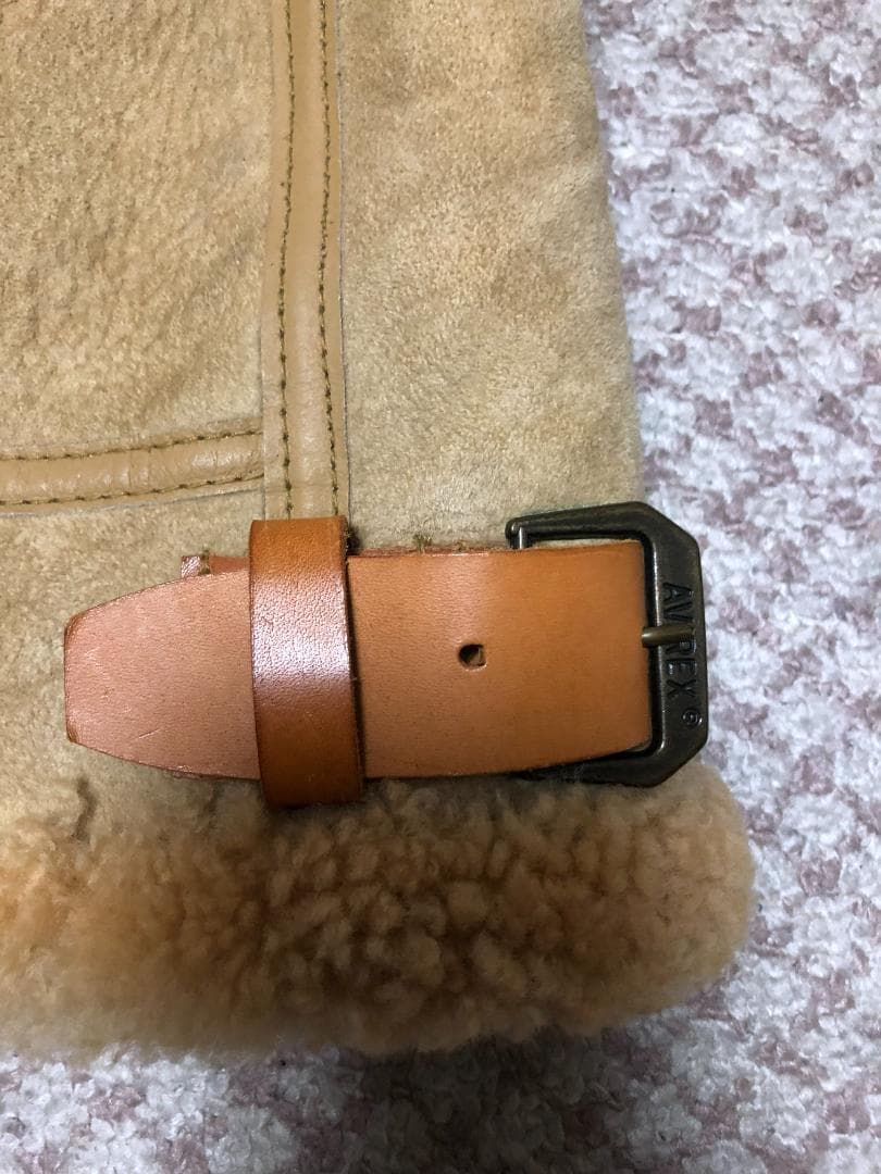 希少色 アヴィレックス AVIREX フライトジャケット B-3 ベージュ 38