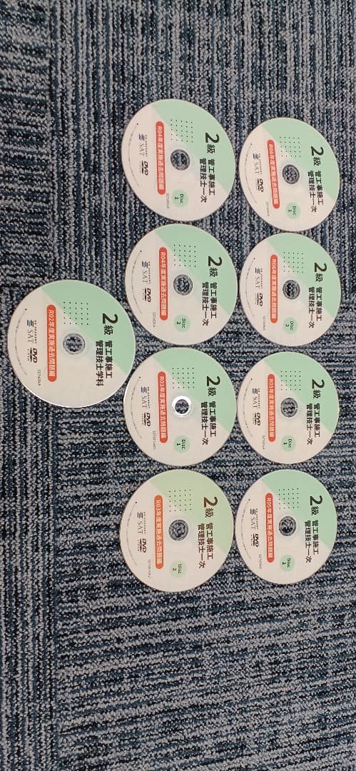 SAT 令和7年度版 2級管工事施工管理技師1次試験用DVD&テキスト セット