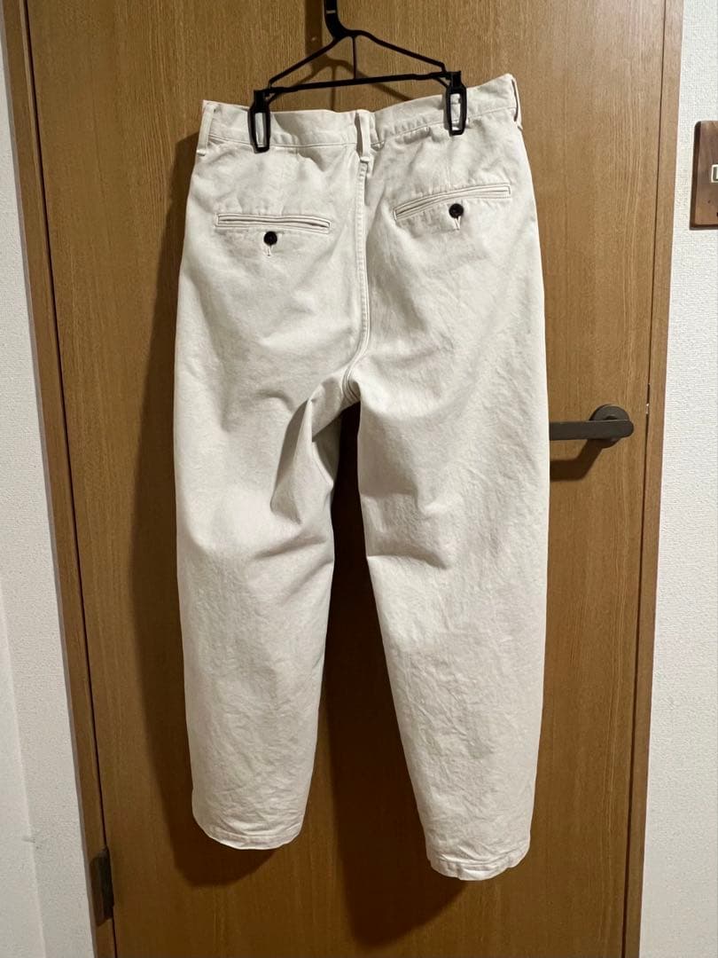 パンツ ANCELLM 25SS PAINT CHINO TROUSERS size1