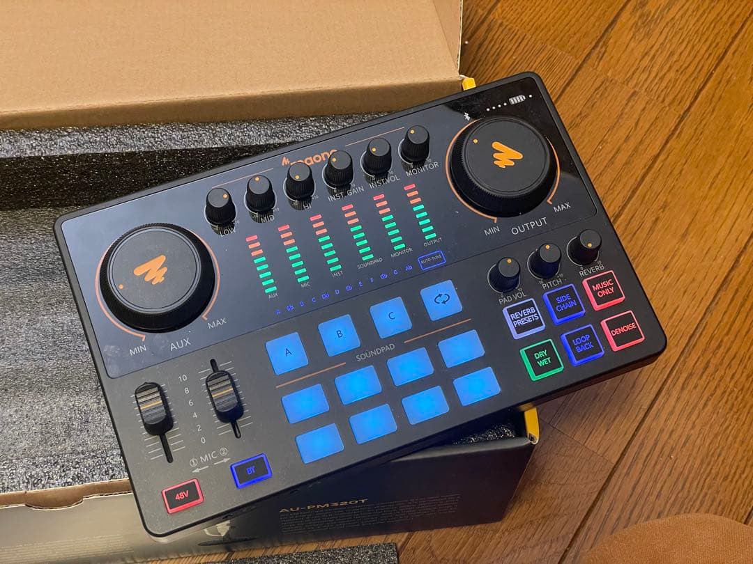 MAONO オーディオミキサー オーディオインターフェース