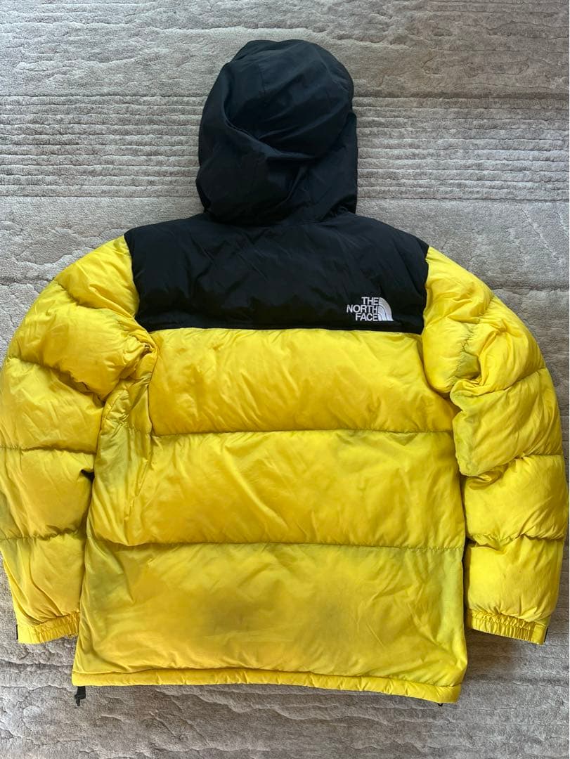 THE NORTH FACE ヌプシ フーディ イエロー/ブラック XL
