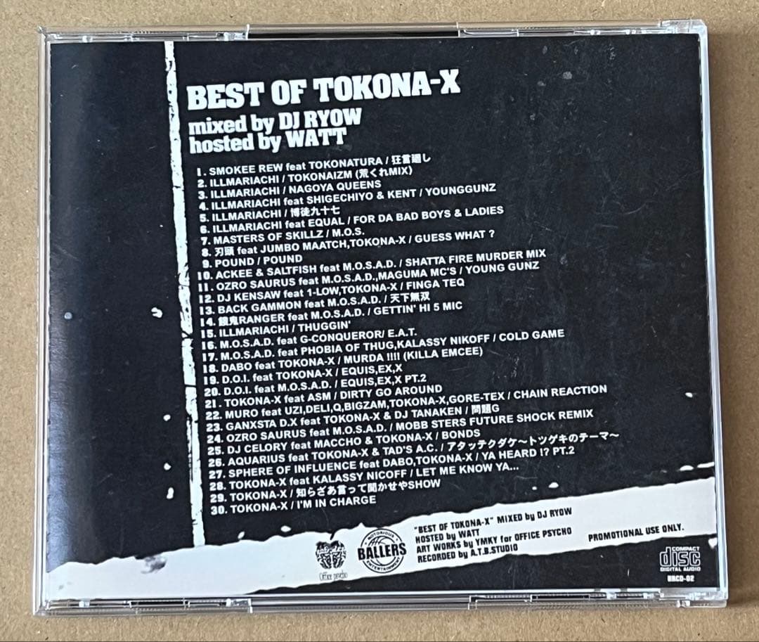 BEST OF TOKONA-X DJ RYOW 希少音源付