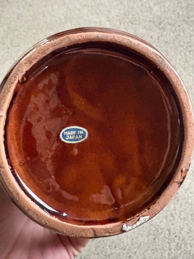 【希少】50年代スカルデキャンタ　陶器　ヴィンテージ　ミッドセンチュリー