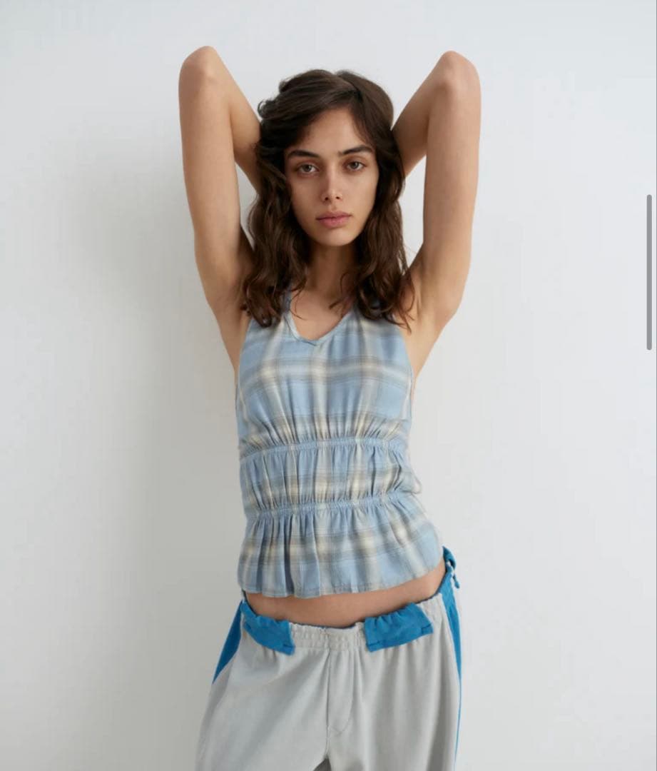 トップス gimaguas Paralia Checks Top