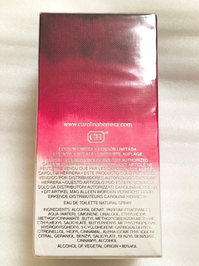 新品　香水　キャロライナヘレラ 212　サマー　激レア　限定品　60ml