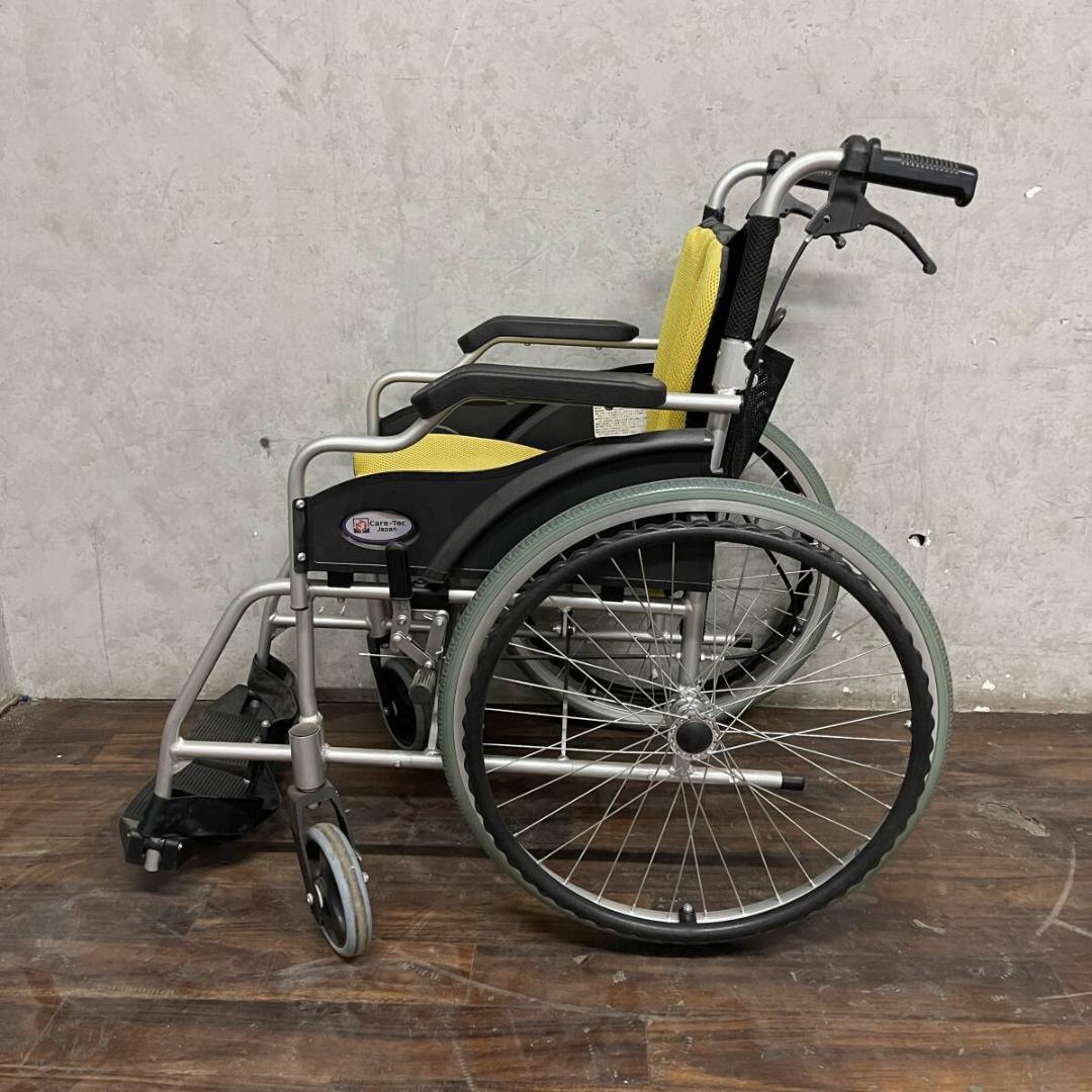 ケアテックジャパン CA-10SU ハピネス アルミ製 自走式車椅子 背折れ