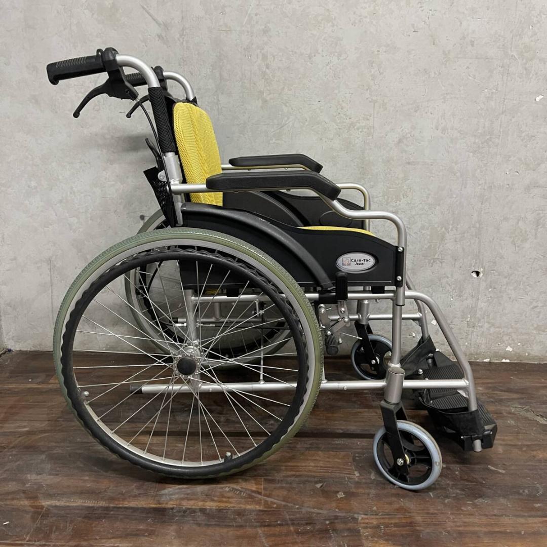ケアテックジャパン CA-10SU ハピネス アルミ製 自走式車椅子 背折れ