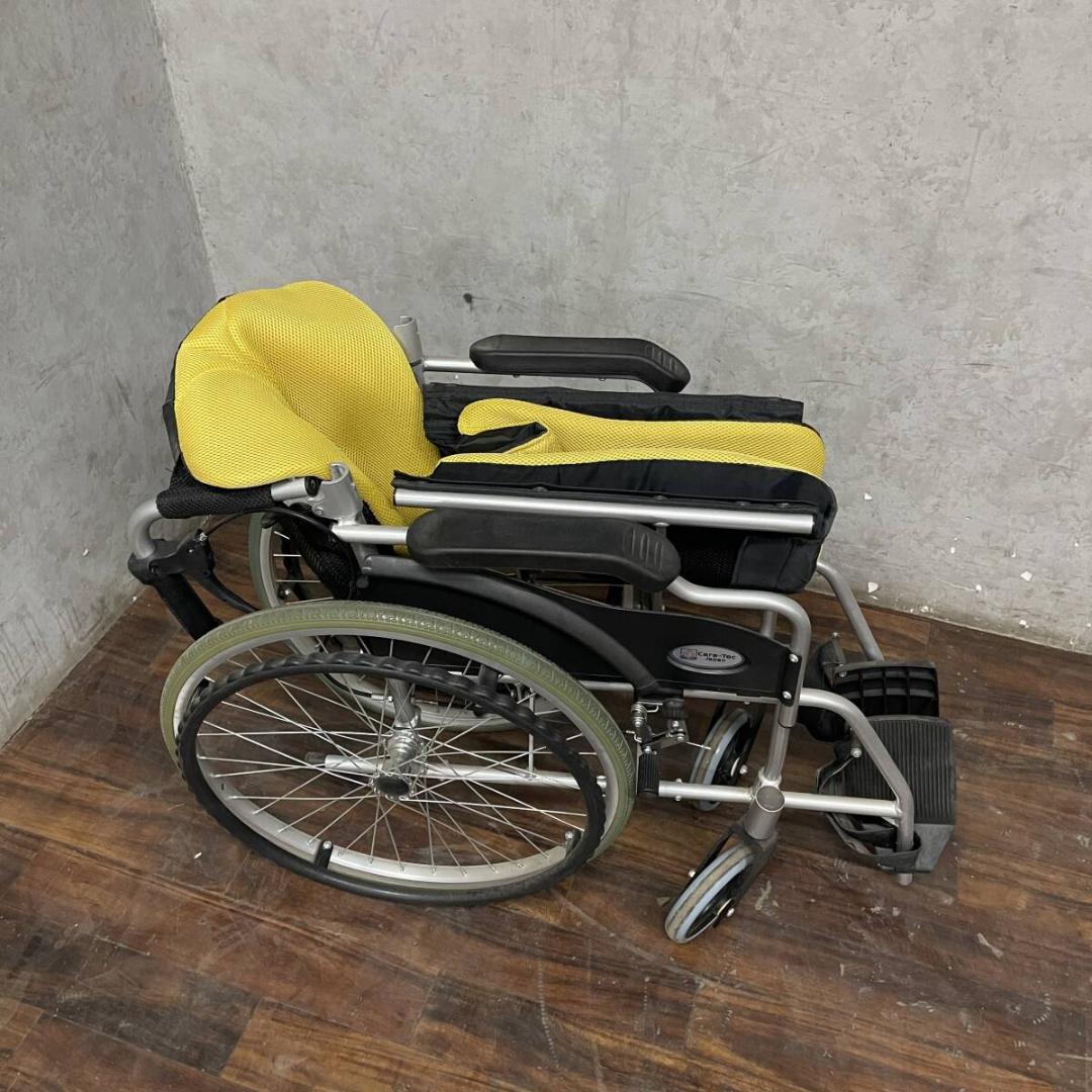 ケアテックジャパン CA-10SU ハピネス アルミ製 自走式車椅子 背折れ