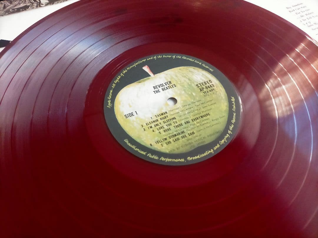 ビートルズ – リボルバー (日本盤・赤盤・ステレオ、1969)