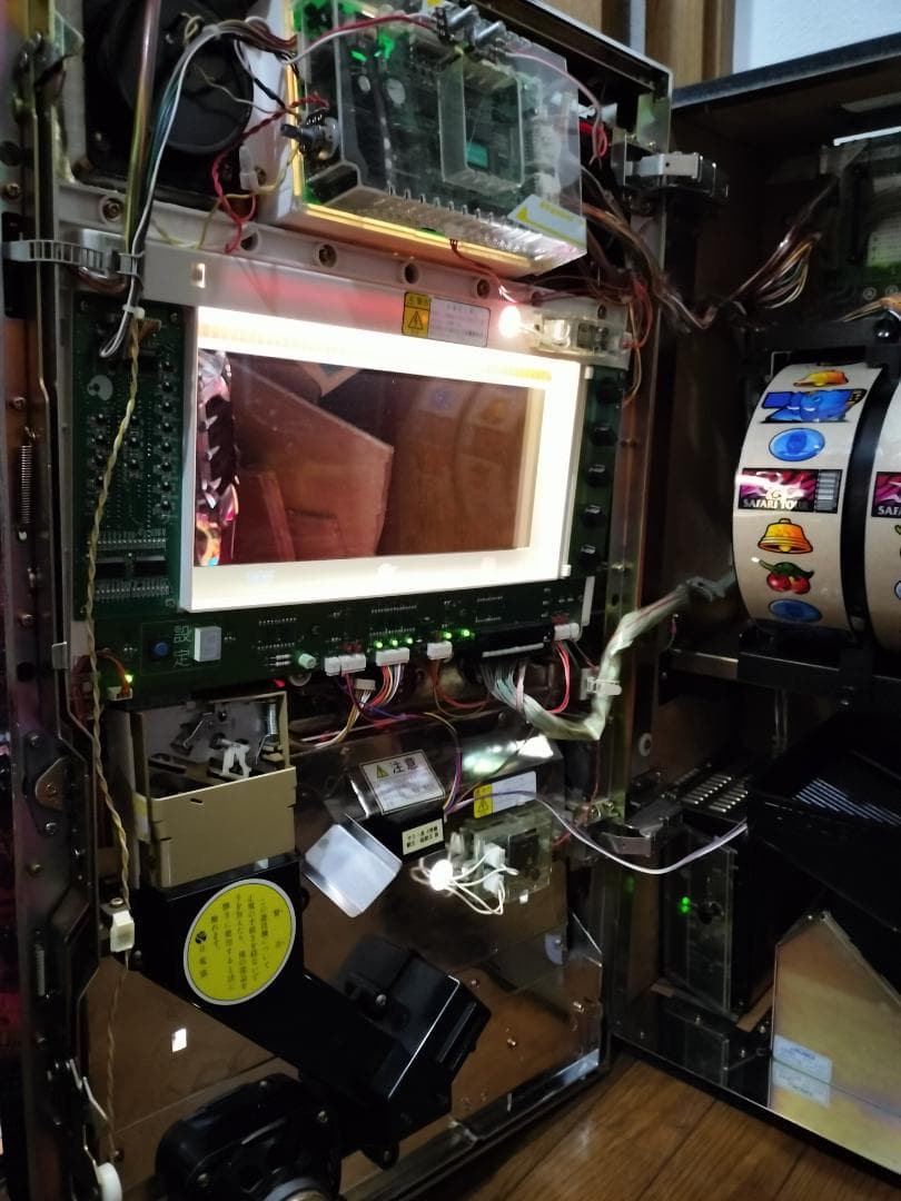 【パチスロ実機】ロデオ★オオガメラ【オートプレイ付不要機付】４号機・レア