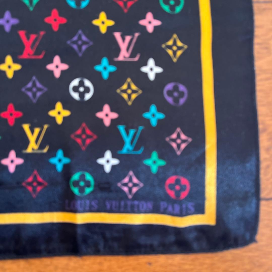 LOUIS VUITTON ルイヴィトン モノグラム ハンカチーフ シルク