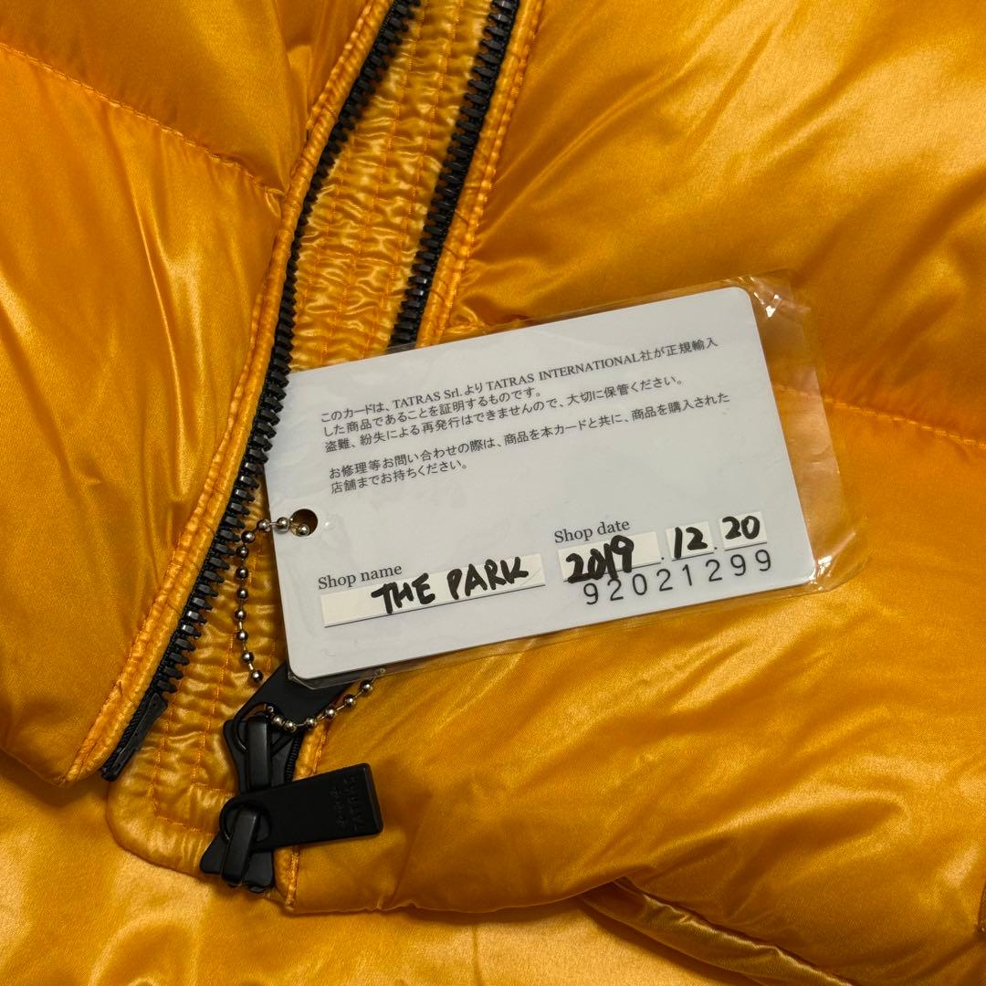 美品　タトラス　ダウンベスト　ポセイドン　黄色　02(M)