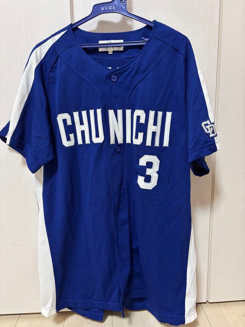 【希少】中日ドラゴンズ 立浪選手 ユニフォーム　ビジター　O-XO