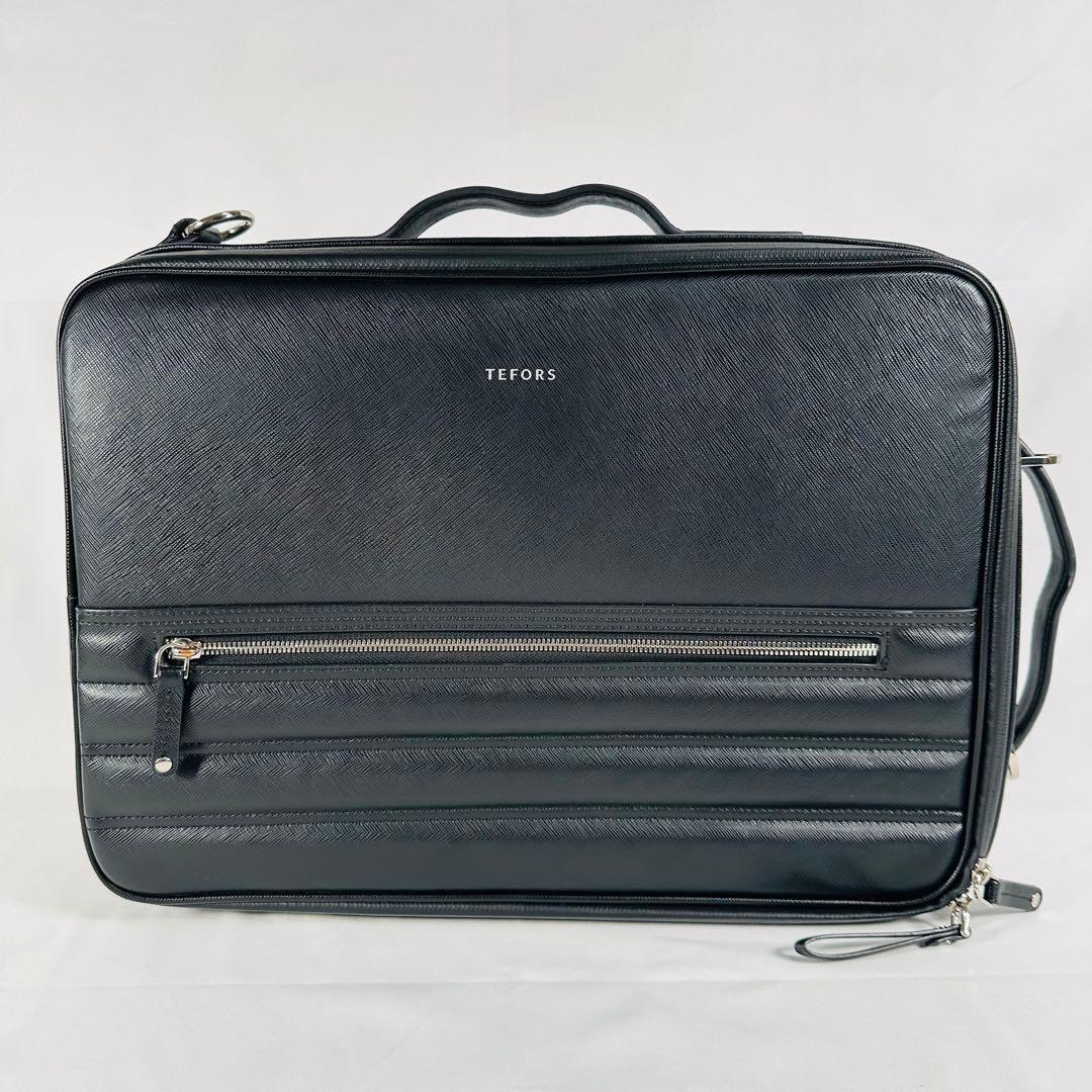 TEFORS ULTIMATUM 多機能 レザー ビジネスバッグ 3WAY 黒