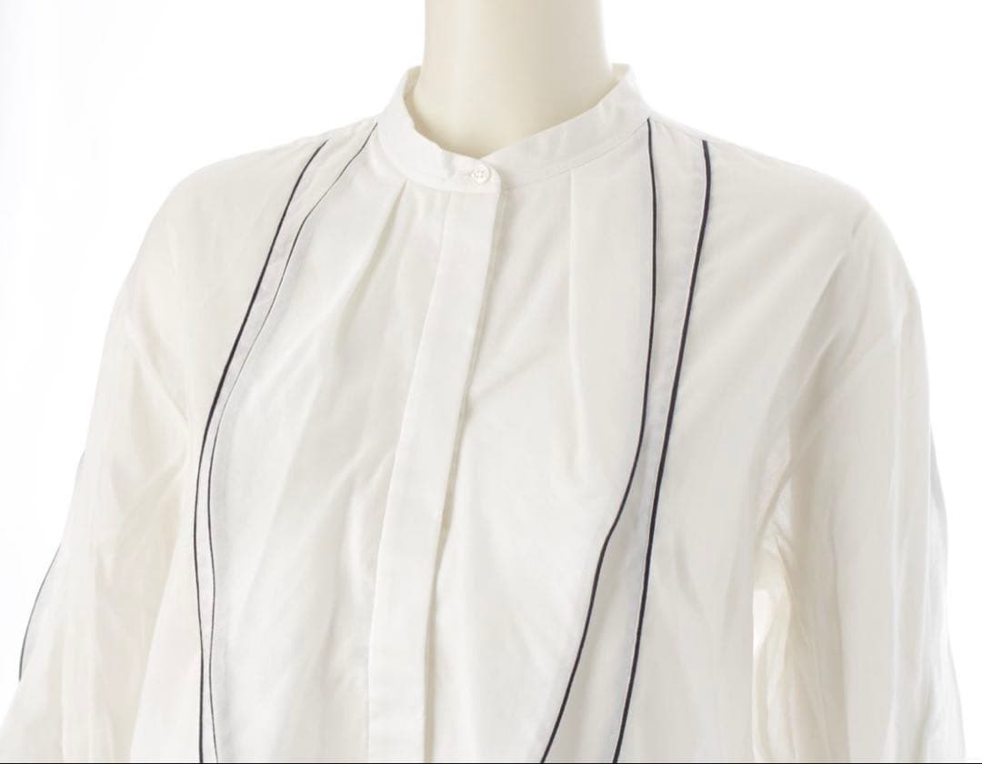 うな重！ ドゥロワー　コットンシルク　バンドカラー　36サイズ