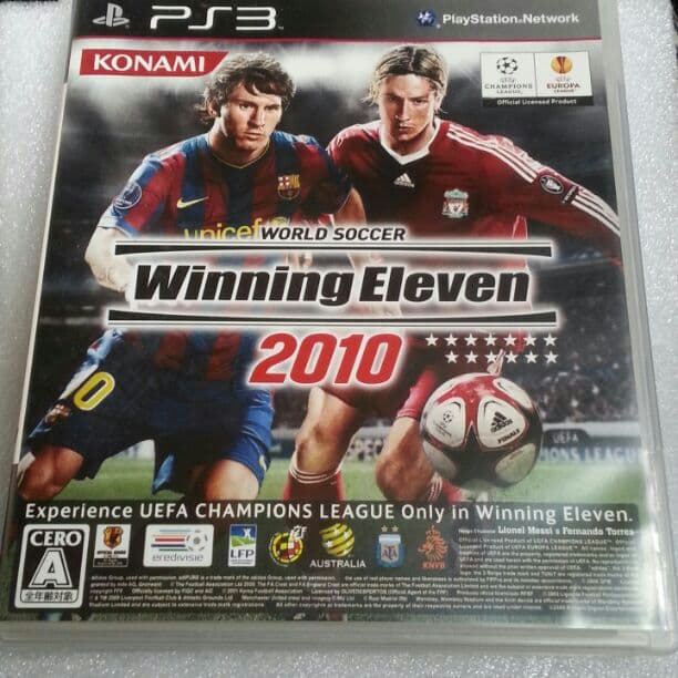 ウイニングイレブン2010説明書などあり