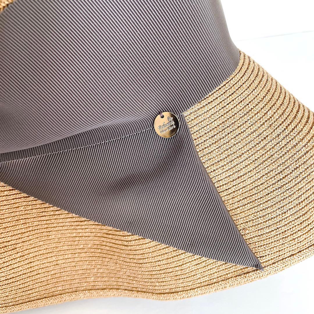 未使用タグ付き✨ アシーナニューヨーク ストローハット リボン 麦わら帽子