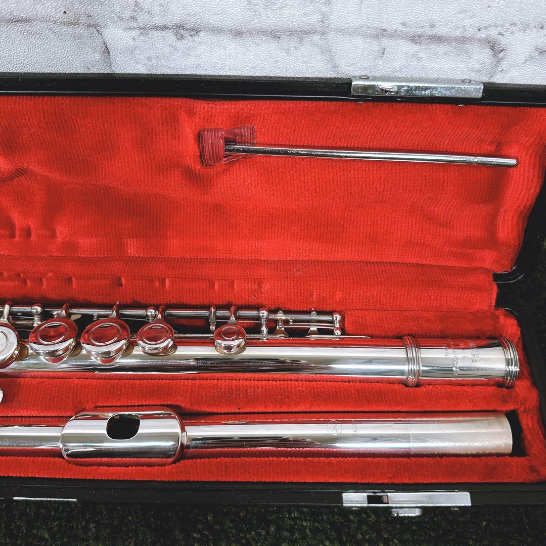 整備済み ヤマハ フルート YFL-311 頭部管銀製 Eメカ YAMAHA