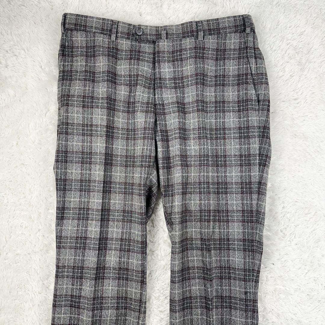 お*ぎ様 現行　イザイア　カプリ　ジャケット　セットアップ　グレンチェック　灰色