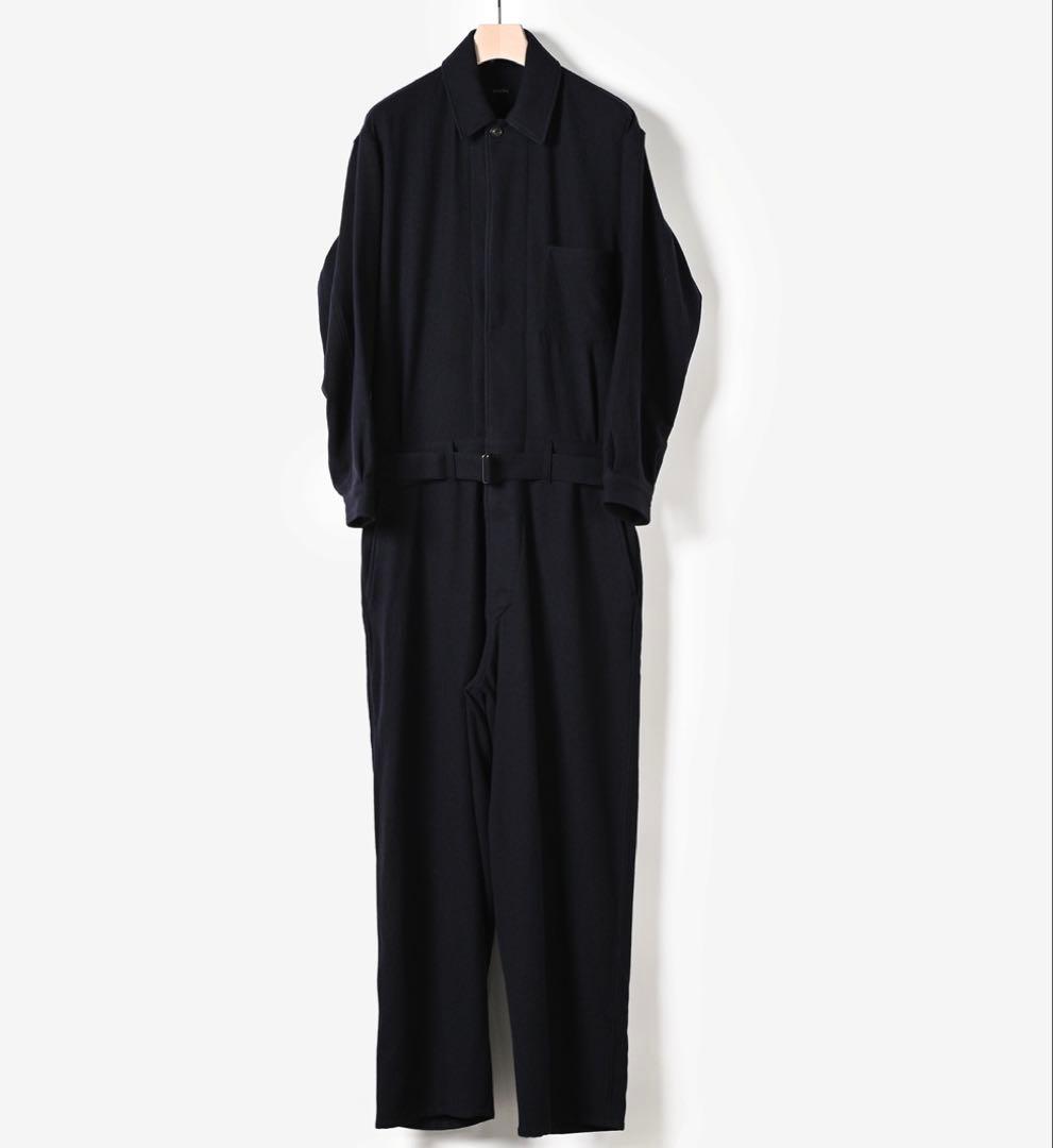 COMOLI リファインウール オールインワン 2 ネイビー 美品 即完売