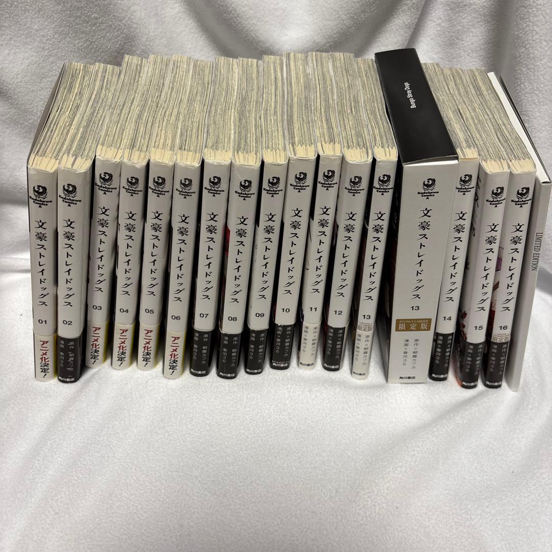 文スト 文豪ストレイドッグス 1~16巻 特典付き アクリルスタンド 小説