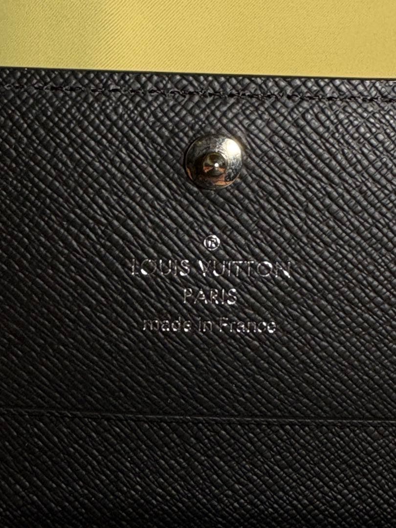 最終値下げ！　美品　Louis Vuitton ブラック 名刺入れ