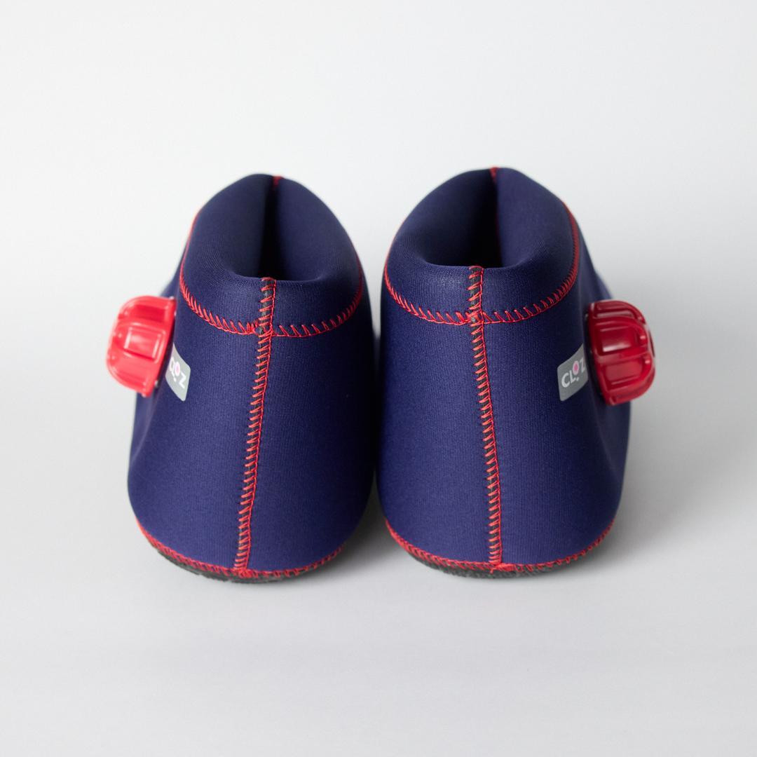 CLOZ クロッツ　やわらか湯たんぽ　足用ショートタイプ　ネイビー　Mサイズ