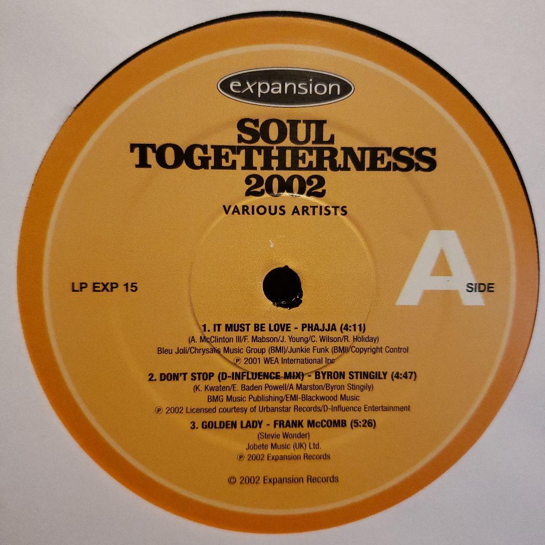 洋楽 soul togetherness 2002 2LP