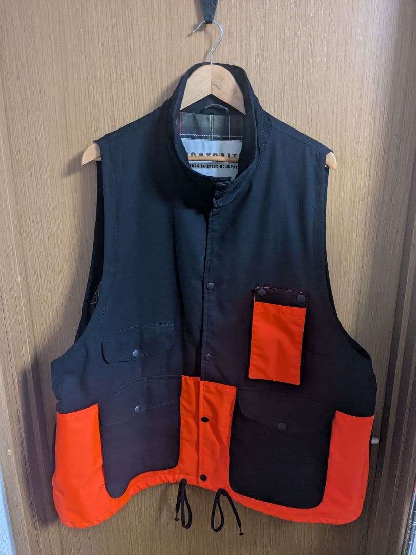 トップス PORTRAITE Over Vest Hi-Vis Orange
