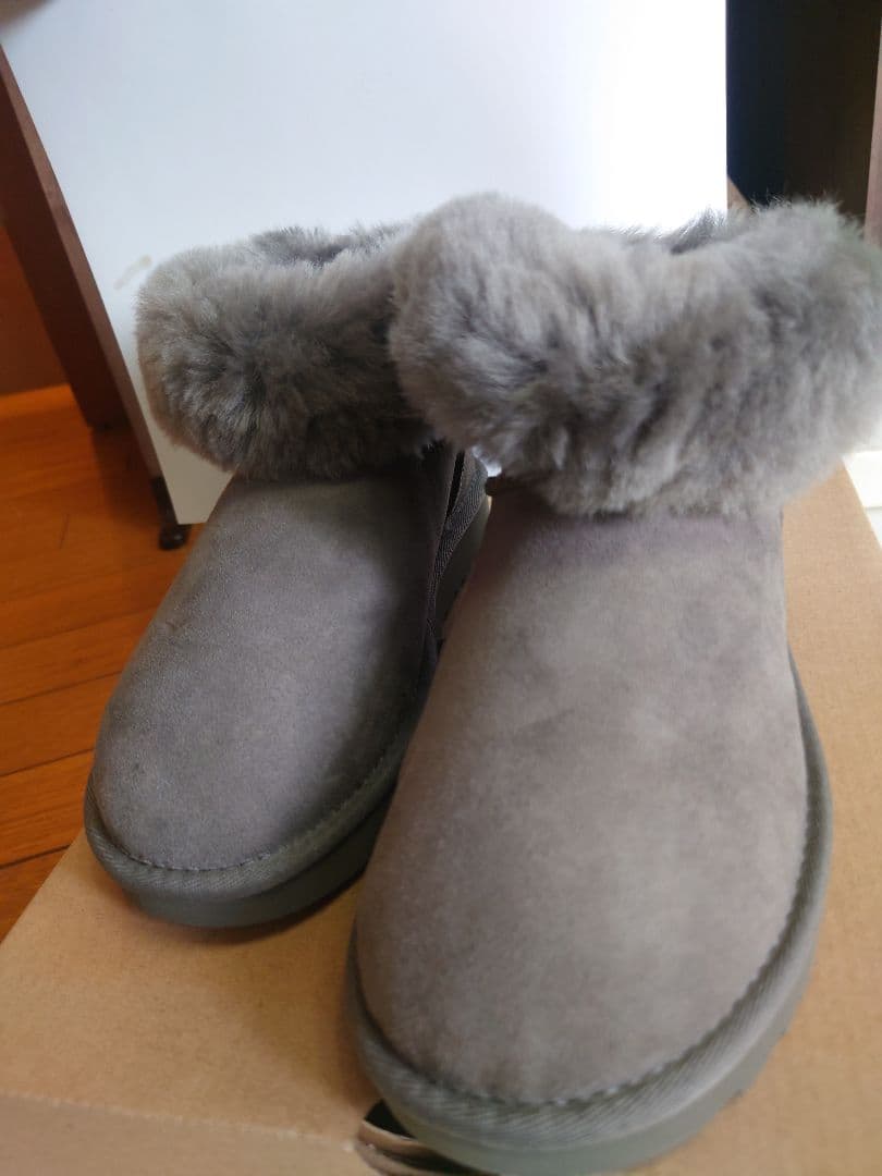 UGG W BAILEY ZIP MINI グレー 5サイズ