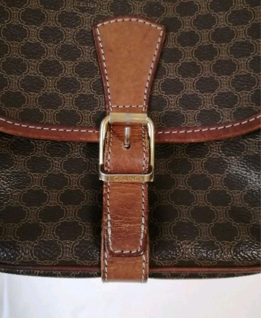 オールドセリーヌ マカダム柄 ショルダーバック