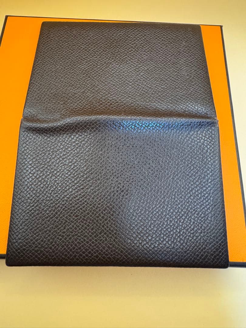 HERMES ブラウンレザー 名刺入れ