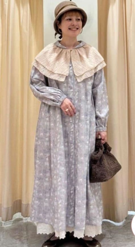 本日までTSUHARUbySM2LIBERTYkoh＆Eito柄ビエラワンピース