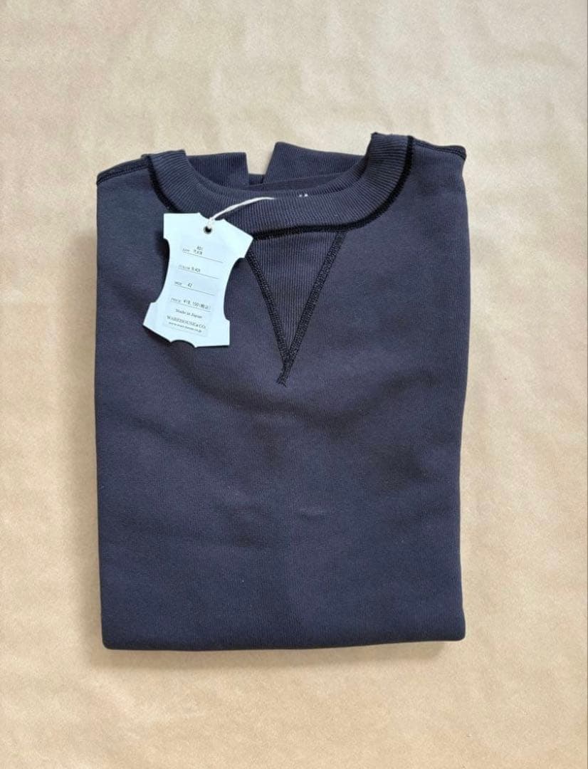 ② 新品 ウエアハウス 401 スウェット BLACK スミクロ 42 L 無地