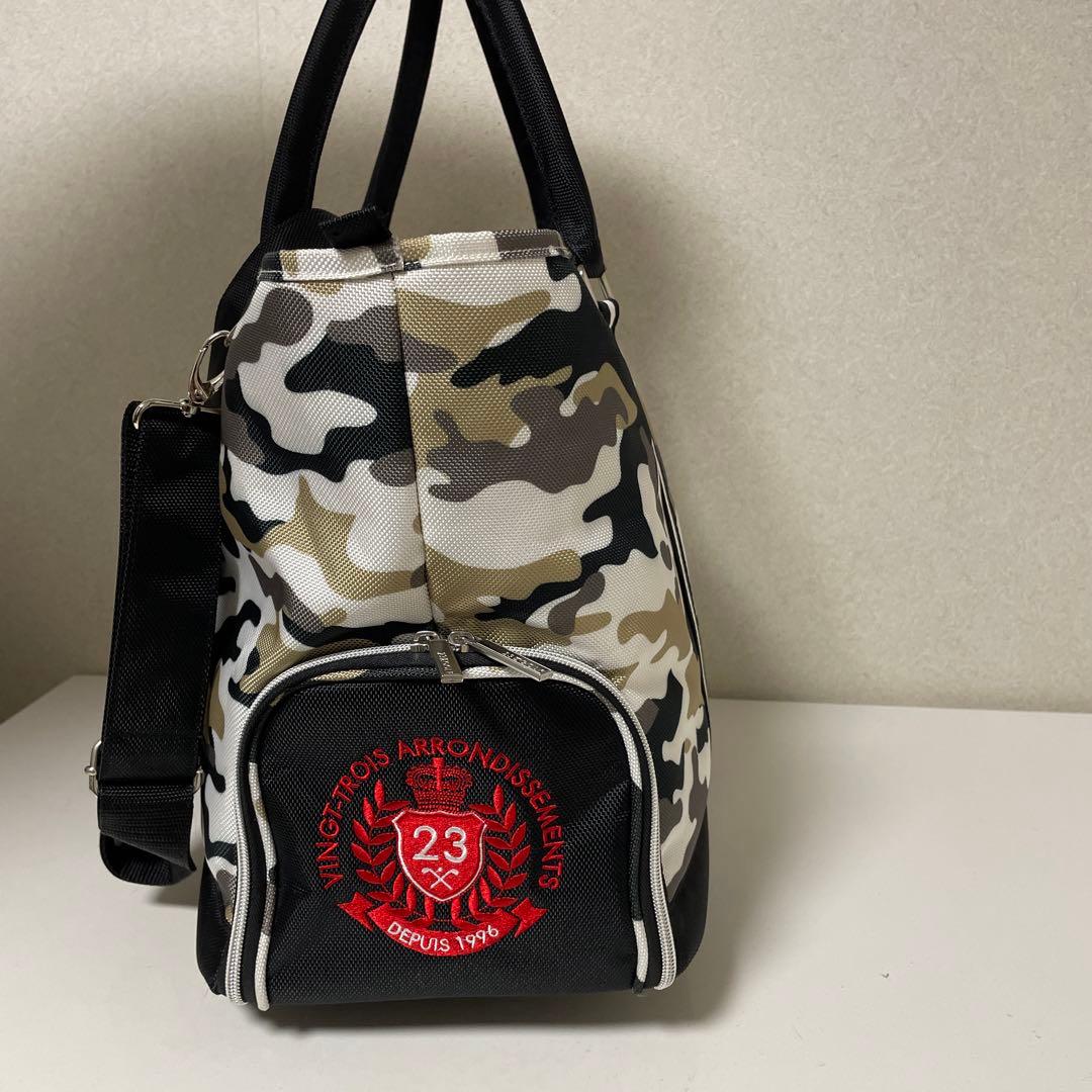 【未使用】23区GOLF・２ウェイ カモフラージュ・ボストンバッグ