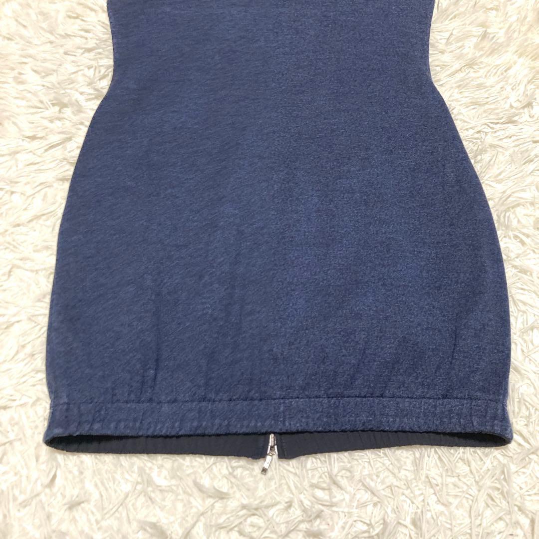 極美品✨【最高傑作 ロロピアーナ】リバーシブルベスト　S 黒　紺　シルク　刻印