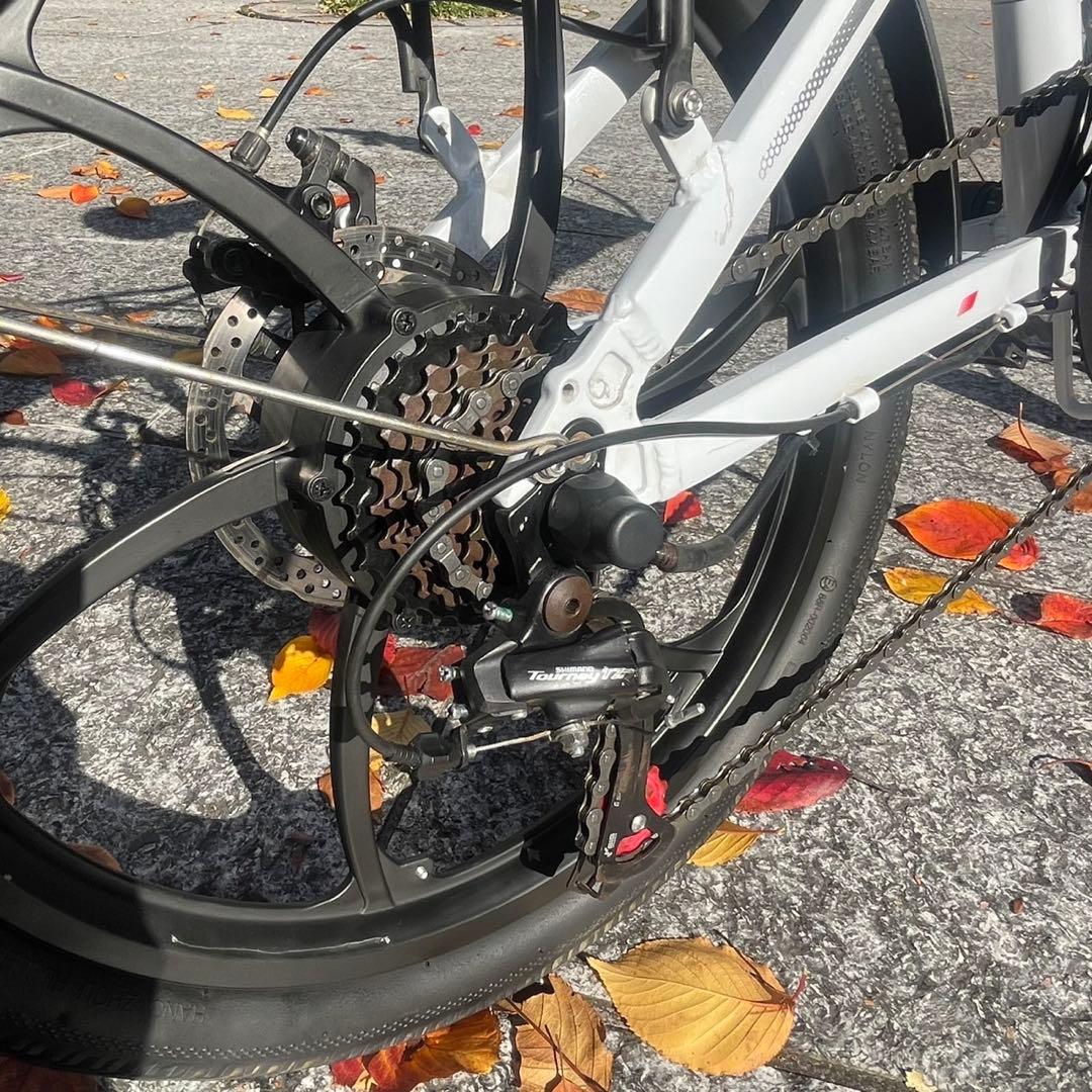ちやおSAMEBIKE 折りたたみ電動アシスト自転車