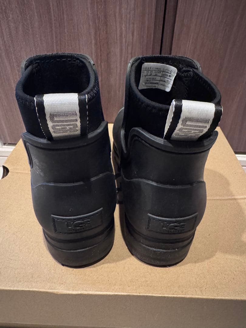 UGG ドロップレット 24cm レインブーツ サイドゴア ショートブーツ
