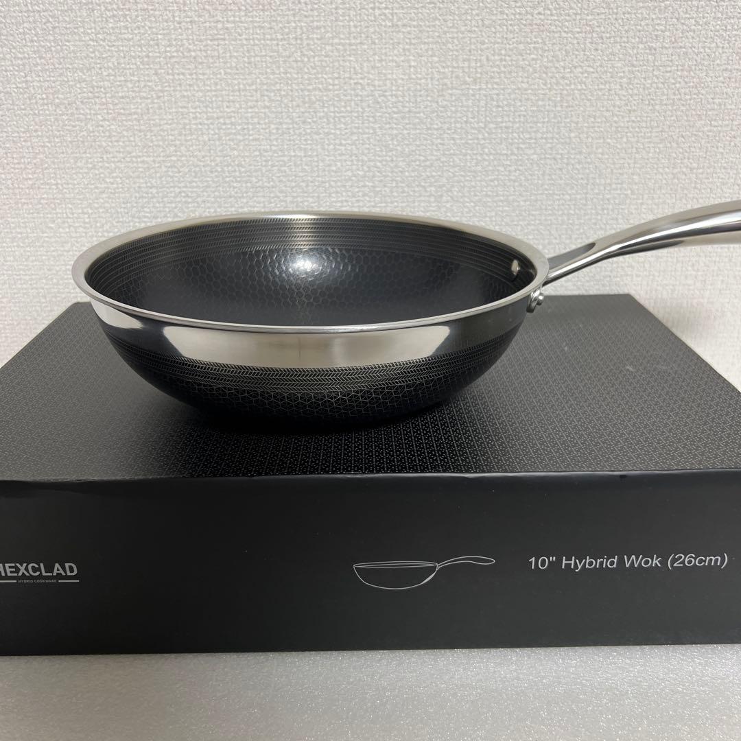 『HexCladヘックスクラッドハイブリッド中華鍋26cm』新品未使用