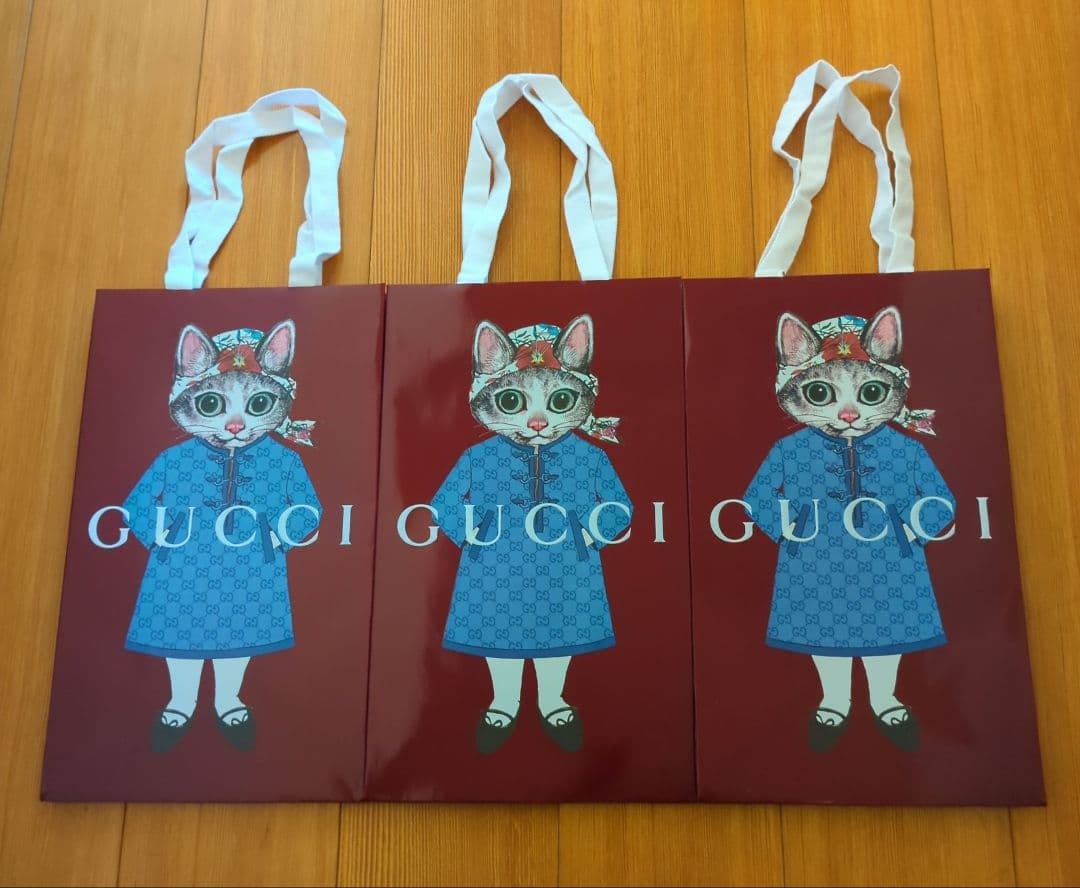 ◆新品 GUCCI ヒグチユウコ グッチ ショッパー 紙袋 3枚