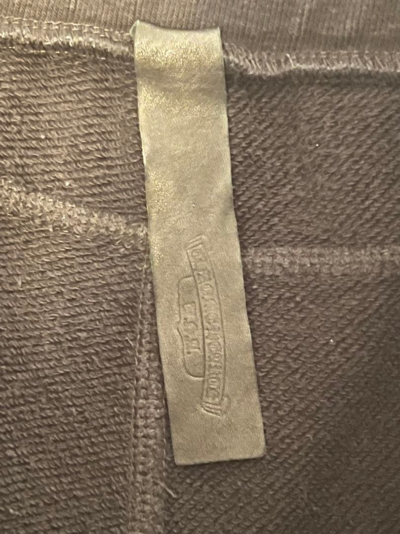 CHROME HEARTS クロムハーツ　 レザーパッチ　ハーフパンツ　L