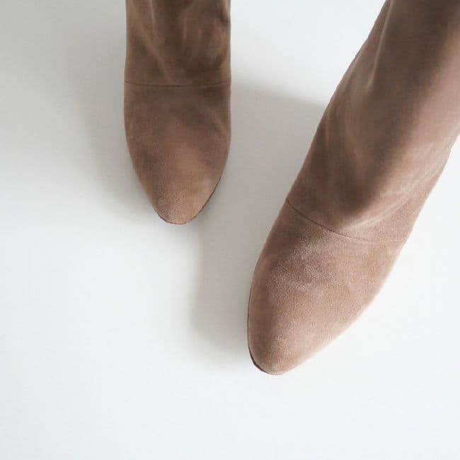 【美品】NEBULONI E.　ネブローニ　ロングブーツ　ベージュ　スエード