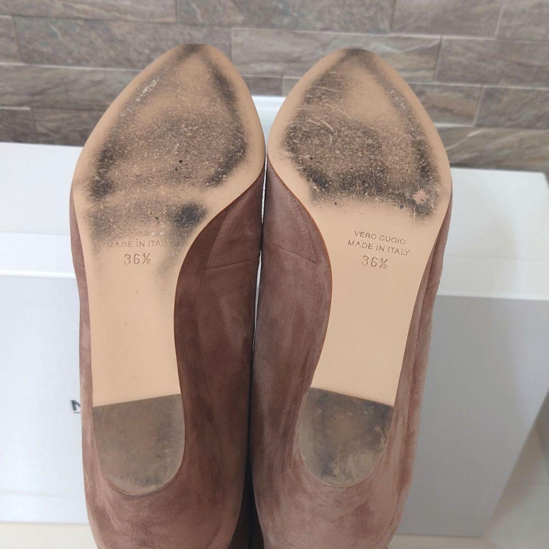 【美品】NEBULONI E.　ネブローニ　ロングブーツ　ベージュ　スエード