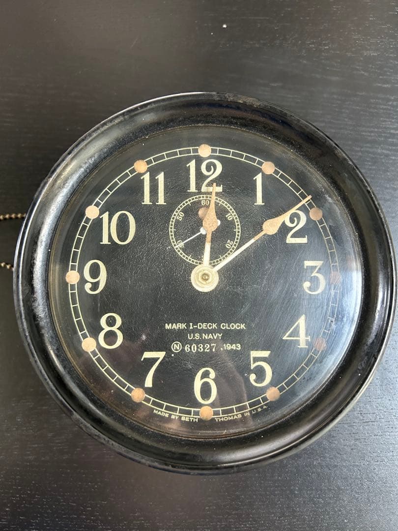 アメリカ海軍　デッキクロック　1943年製　ヴィンテージ