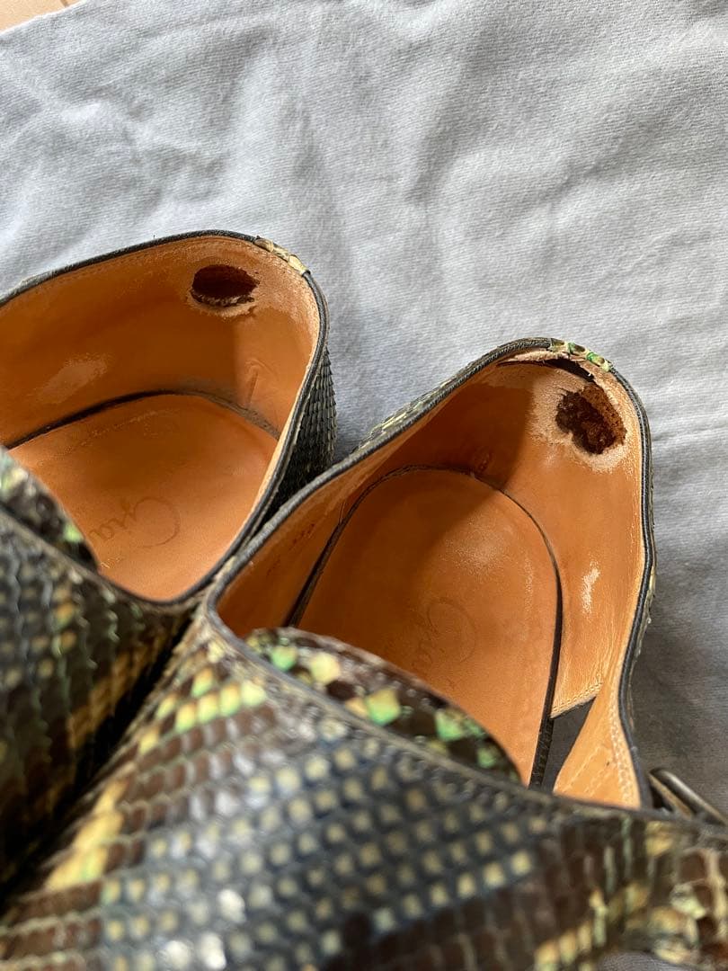 F.LLI Giacometti サンダル　パイソンレザー