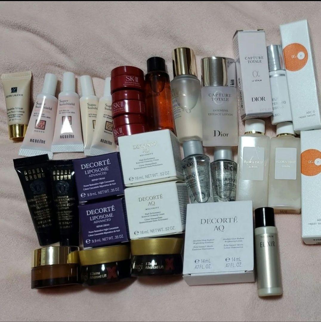 【総額約5万円分】デパコスミニサイズサンプル30点まとめ売り